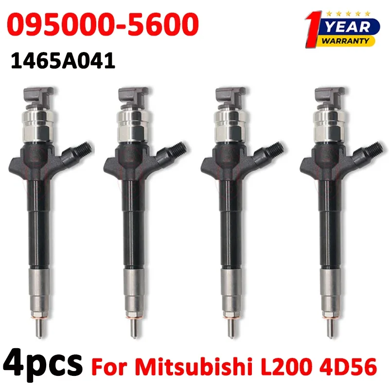 

4pcs 095000-5600 095000-5601 Diesel Auto Injector Nozzle 1465A041 For Mitsubishi Pajero L200 4D56 2.5d