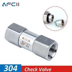 1/8'' 1/4'' 3/8''  1/2'' 3/4'' 1'' BSPP Inch Female Tube SS304 SS316 One Way Fuel Non Return Check Valve