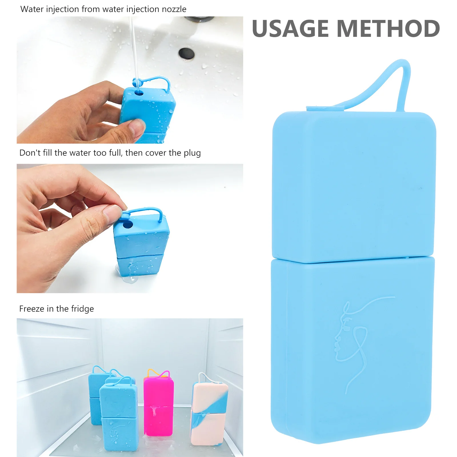 أداة تدليك تبريد العين من السيليكون لتخفيف الانتفاخ، جهاز العناية ببشرة الوجه #4