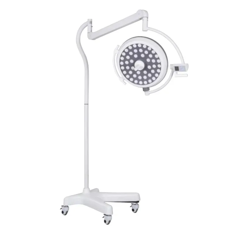 500W Medical Shadowless Surgical Light, Mobile Gooseneck LED Cold Lamp with Stand | Hospital Operation Theatre Light