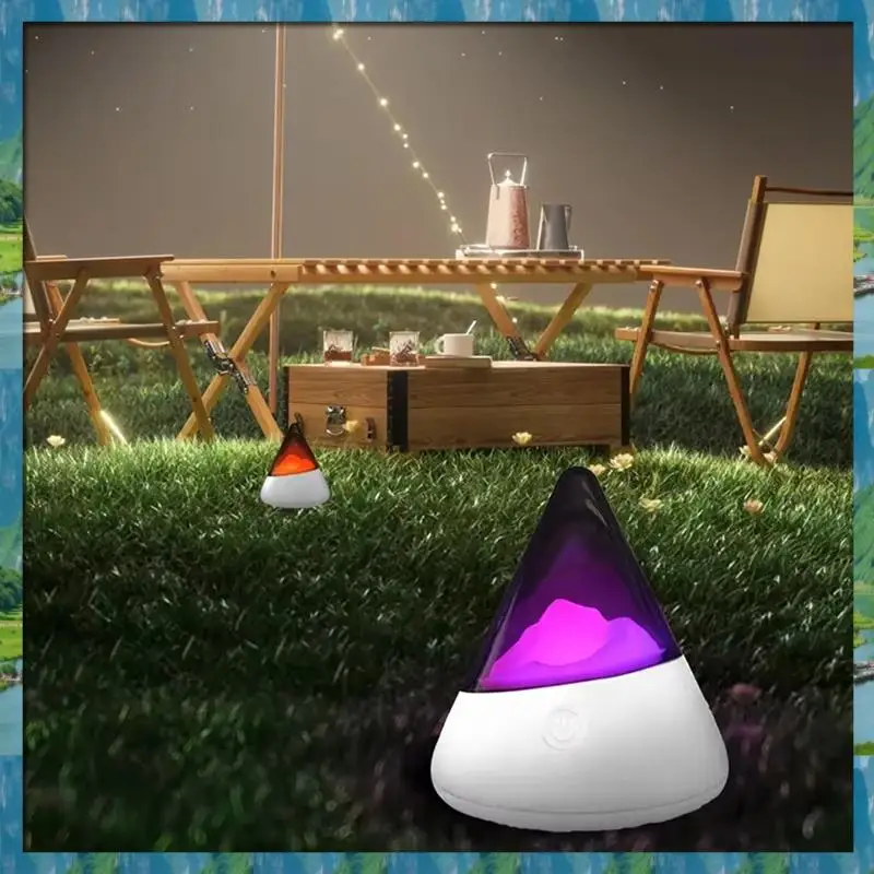 The New Touch-Controlled LED Night Light USB Rechargeable For Outdoor Camping, Home Decor