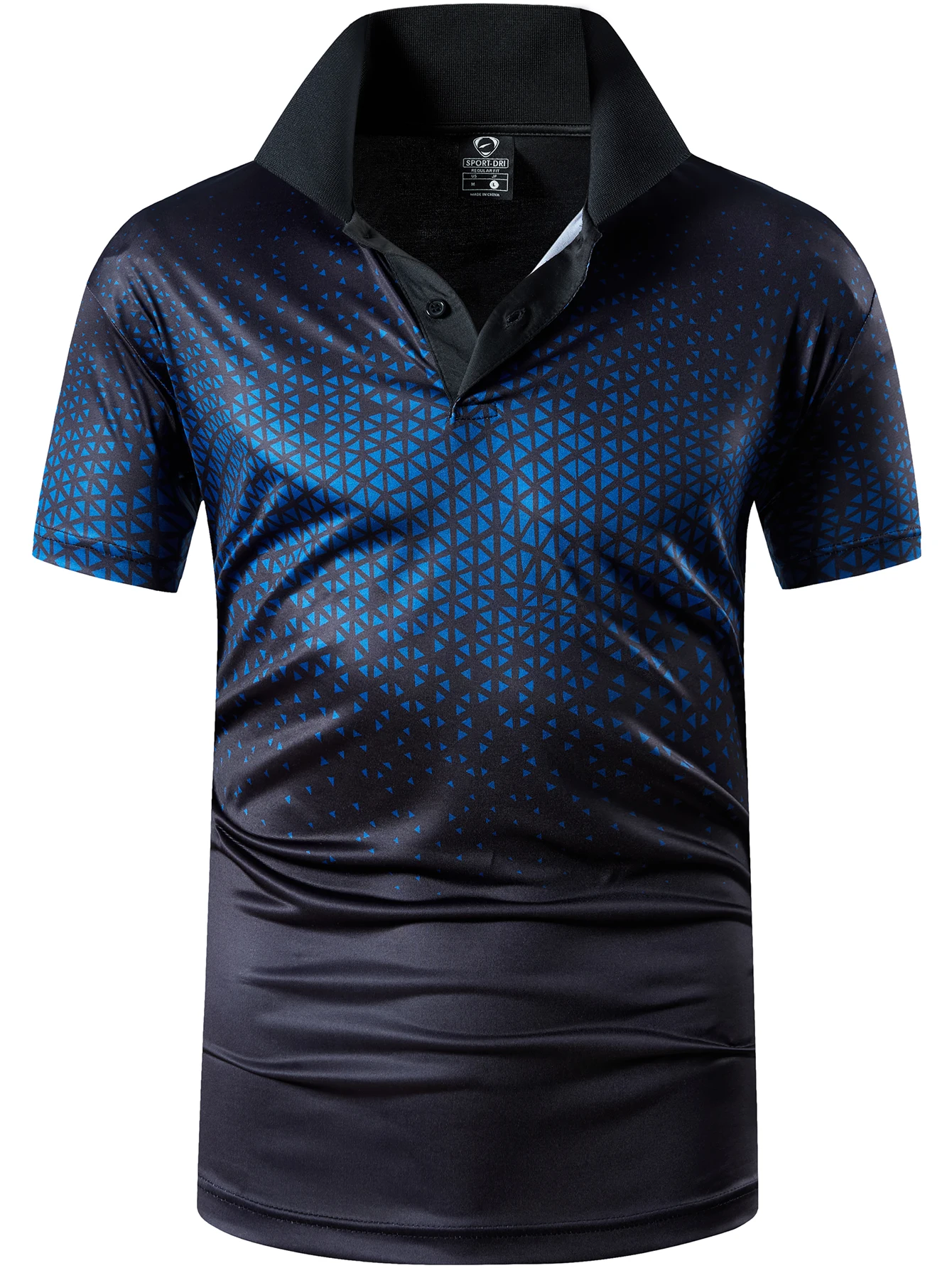 Jeansian męska koszulka sportowa Polo Polo Poloshirt Golf tenis kręgle sucha koszulka T-Shirt LSL358