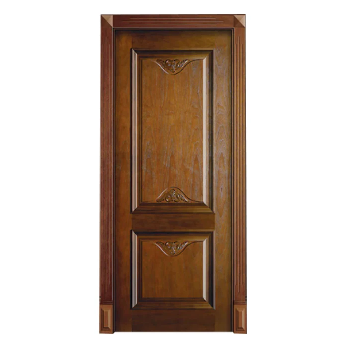 European solid wood painted door main entrance wooden door design exterior wood door