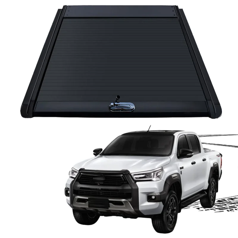 

Car Parts Roller Lid Up Pick Up Truck Aluminium Alloy Tonneau Cover For Toyota Hilux 2023