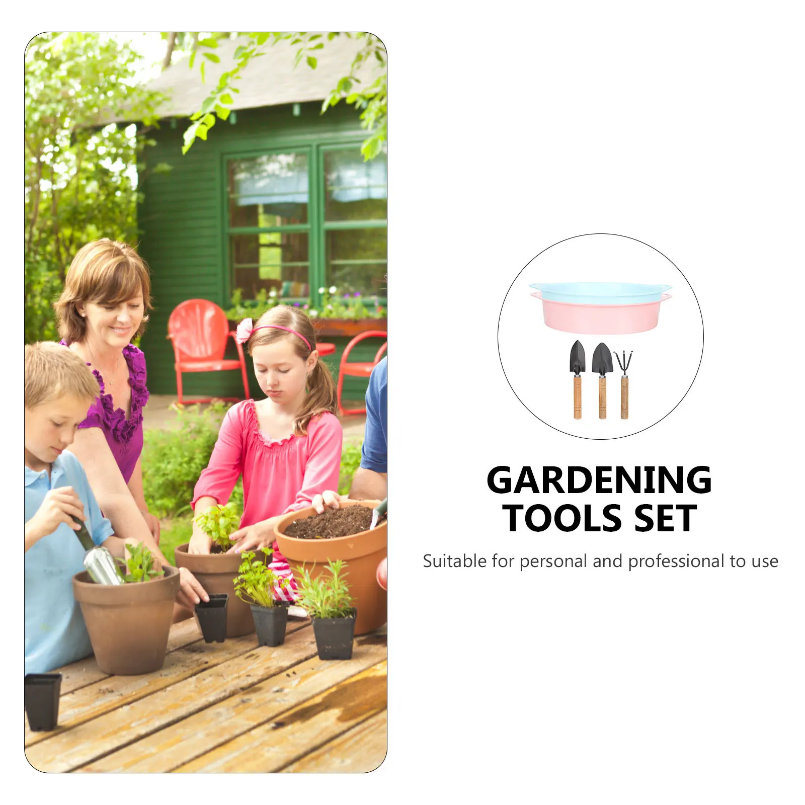 

1 Set Garden Tools Set Portable Soil Sifting Pans For Planting Transplanting Vegetables Seedlings Gardening Spades Hand Plant