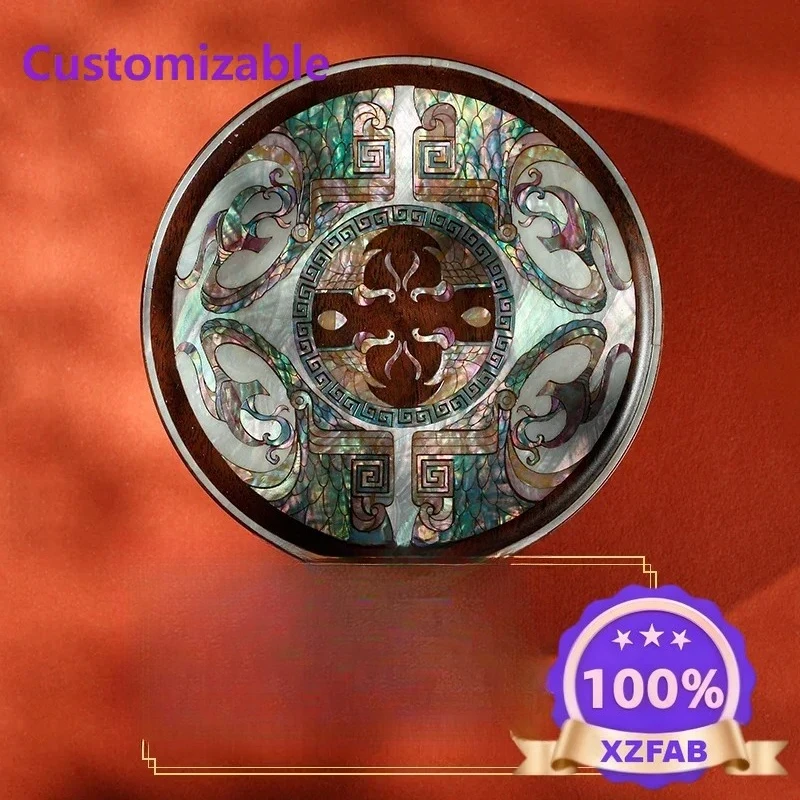 Factory Direct 2026 Jewelry Box Phoenix Seeking Phoenix Walnut Wooden Ring Necklace Earrings Birthday Gift Travel Portable Stora