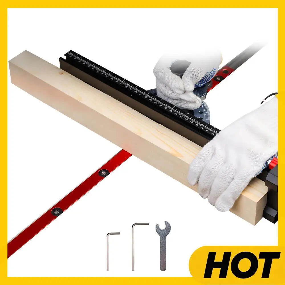 

Table Saw Router Miter Gauge Standard Slot 3/4 X 3/8 Inches Table Saw Precision Miter Gauge System for Woodworking