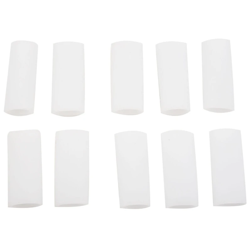 10 Pcs Silicone Gel Finger Tube Protector Toe Sleeves For Friction Pain Relief Foot Care Tool Finger Protect