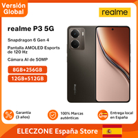 Global Version realme P3 5G Smartphone Snapdragon 6 Gen 4 120Hz AMOLED Esports Display 50MP AI Camera 45W Charge 5260mAh Battery
