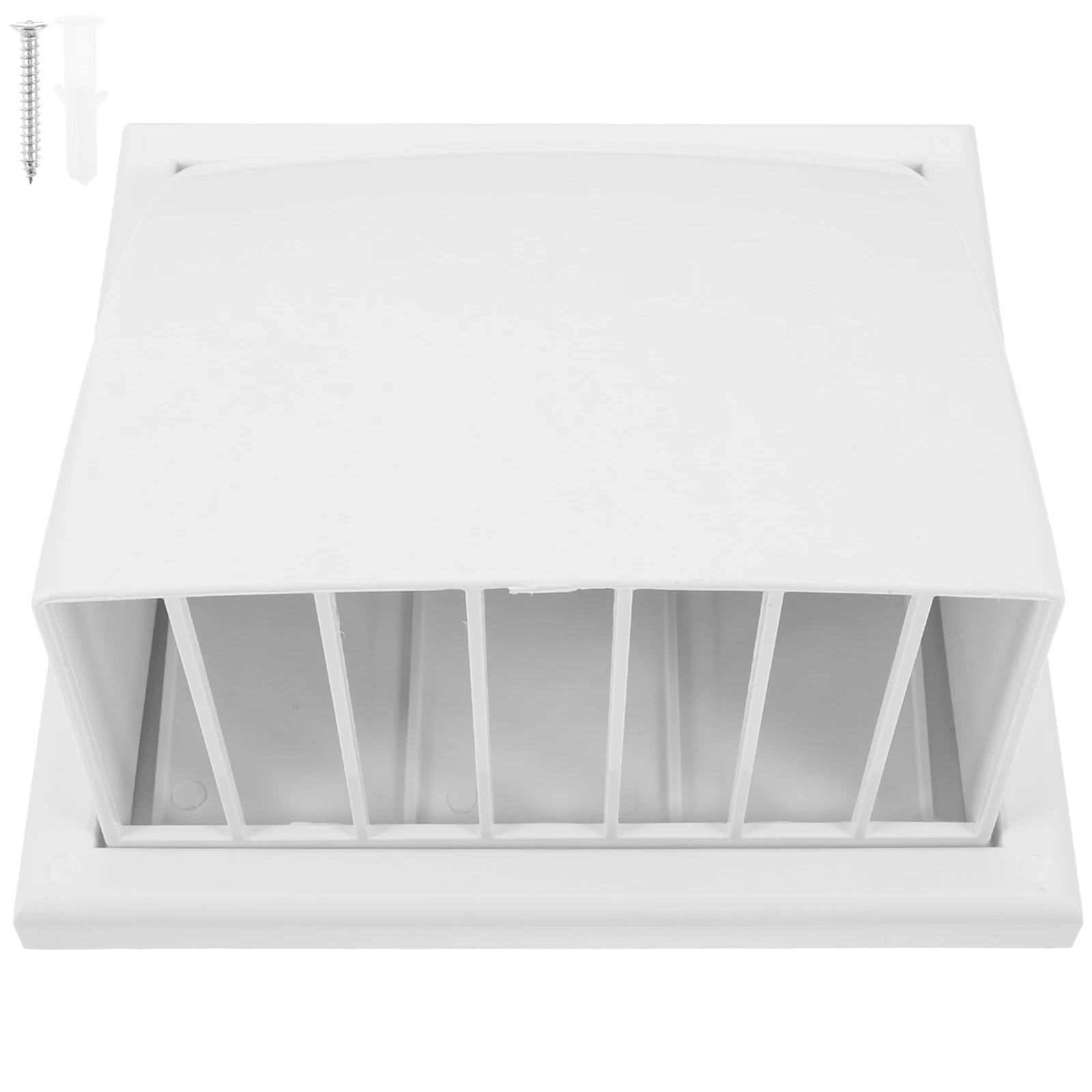 

Square Louvered Outlet Cover Exhaust Hood Outdoor Wall Ventilation Grill