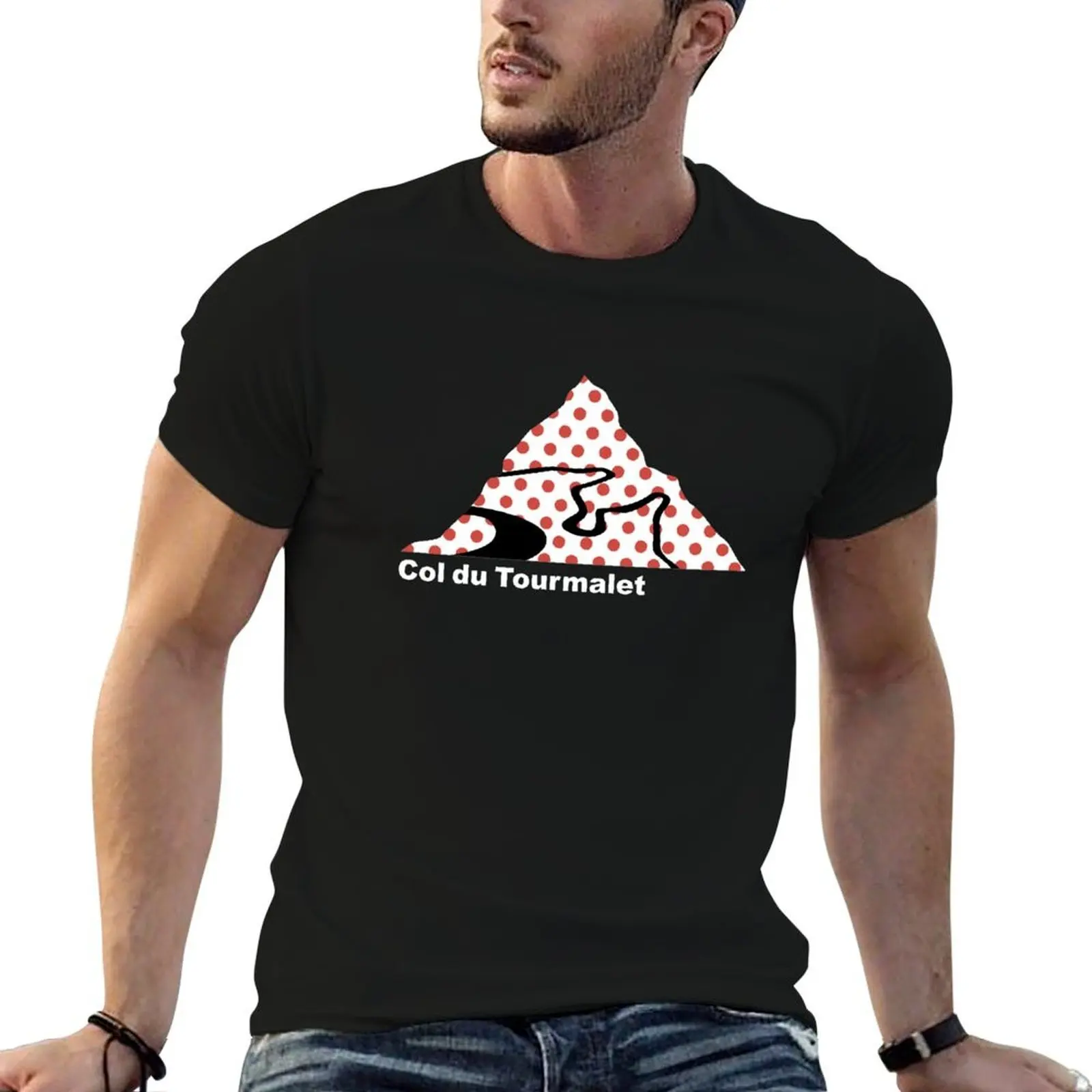 Col du Tourmalet KOM T-Shirt graphic tee shirt baggy shirts mens big and tall t shirts