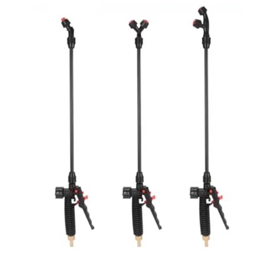Manual Backpack Sprayer Boom with Three Nozzles and Brass Barb Connections for One Quarter and Three Eighths Hose