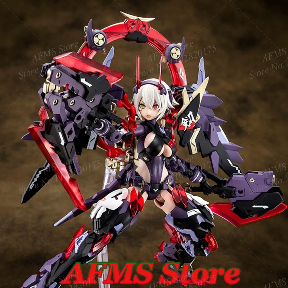 Original 1/12 Scale Collectible Figure Mobile Suit Girl Anime Doll Auv Susanowo Guren Assembly Women Soldier Action Figure Model