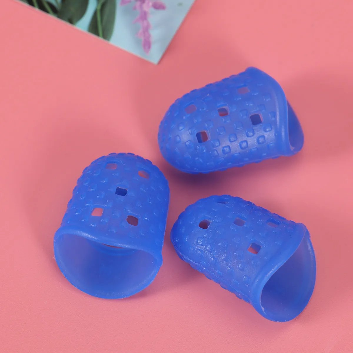 

Набор из 3 защитных напальчников (темно-синие, размер M) для защиты от ожогов и скольжения, для подсчета, сортировки, работы с гитарой