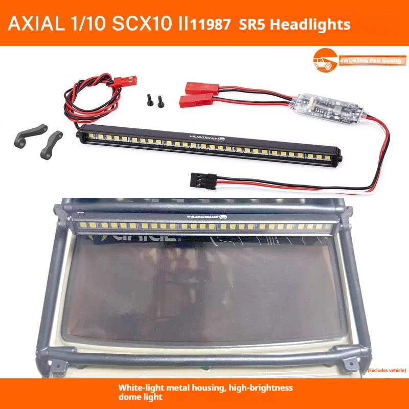 AXIAL 1/10 SCX10 III 1987 SR5 Roof Light Bar LED Spotlight Upgrade Kit for RC Car Crawler DIY Accessory Set