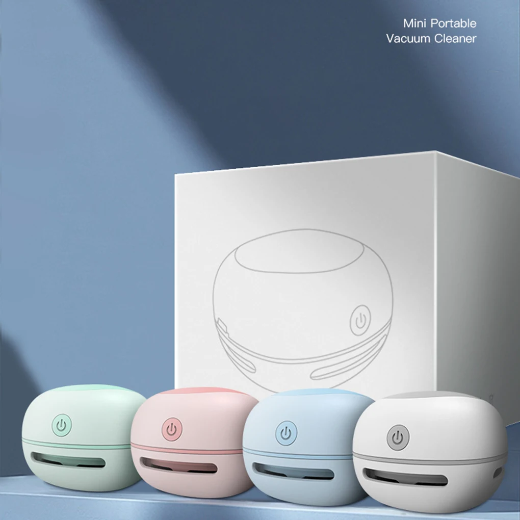 強力な吸引力のデスクトップ掃除機はほこりの溢れを防ぎ、呼吸器の健康のための人間工学に基づいたケアを提供します ピンク