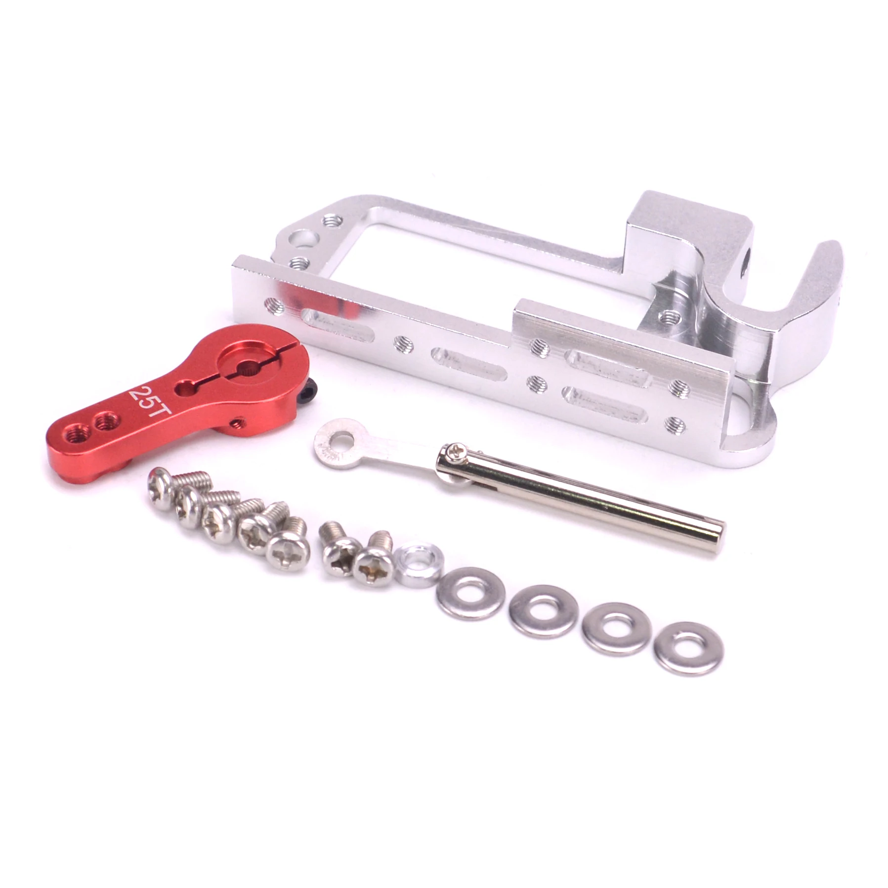 Servo Parabolische Schalter Gerät Luft Fahrzeug Werfen Gerät Spender Haken W/Servo Arm MG996 MG995 Für Fernbedienung Autos Drone – Detail 6