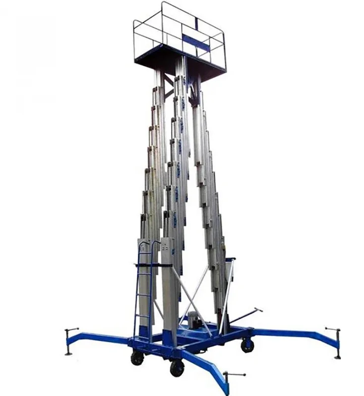 Aluminum Alloy Mast Aerial Scissor Lift High work Platform