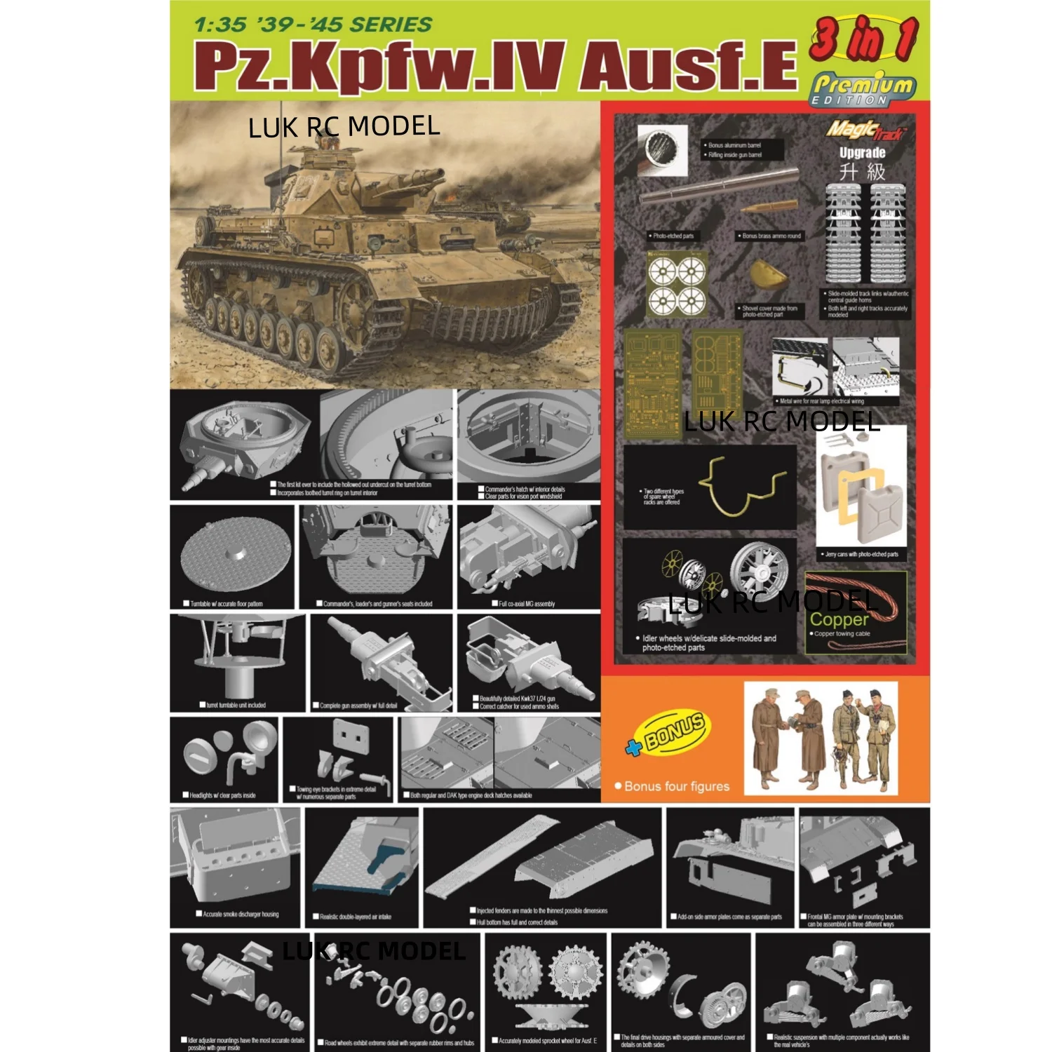 drago-1-35-tedesco-panzer-iv-e-3-in-1-deluxe-edition-6874-modello-statico-fai-da-te-regalo-ragazzi-kid