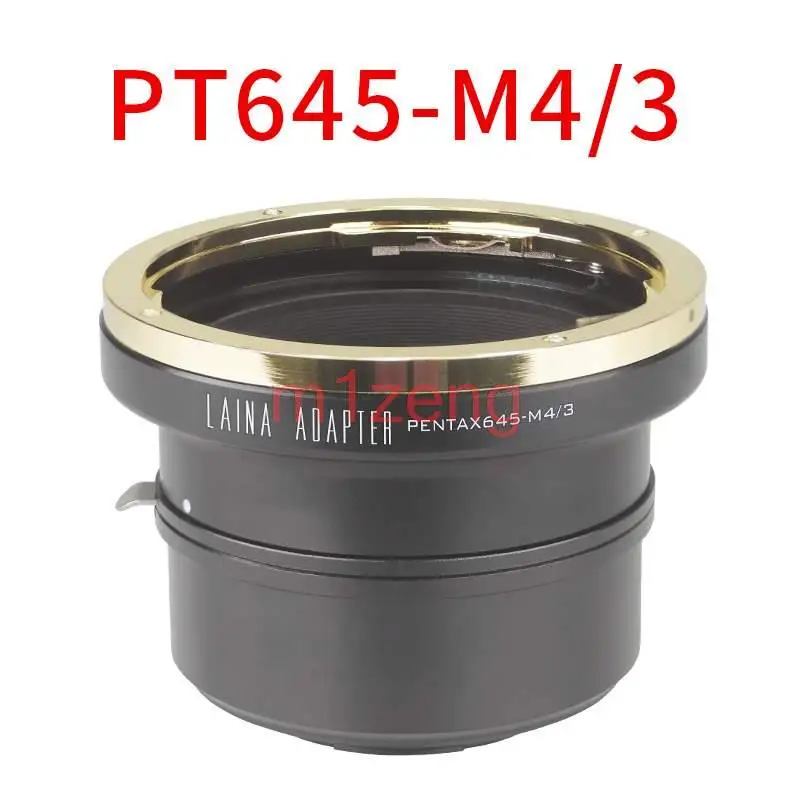 Adapter ring for pentax pk645 pt645 mount lens to m43 panasonic olympus GH4 GH5 GF7 GF8 GM1 GX7 EM5 EM1 EM10 EM10II camera