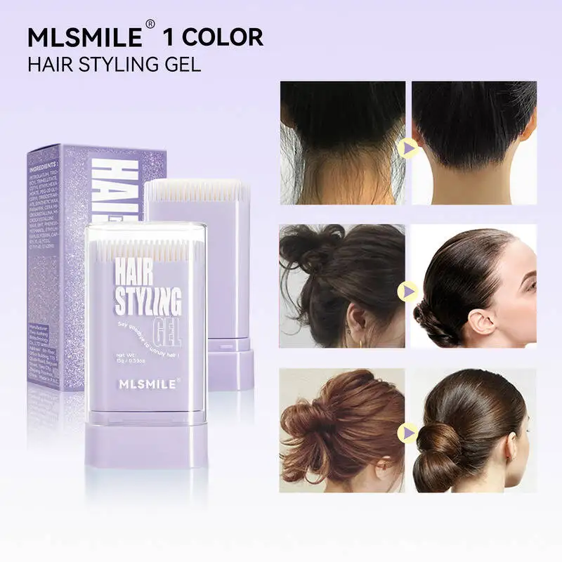 MLSMILE Wax Stick With Comb Teeth Long-lasting Styling Finishing Cream Broken Hair Artifact 2025 New A412D02