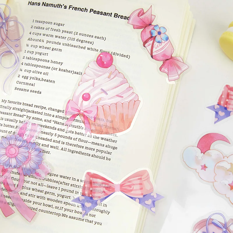 

20pcs/lot Kawaii Scrapbook Stickers Sweet Dream Wonderland Junk DIY Journaling Scrapbooking Supplies Decorative Stationery