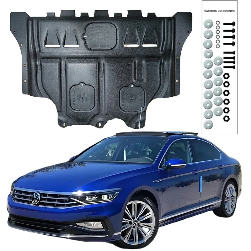 Higher Quality Alloy Under Engine Guard Mudguard Board Splash Shield Mud Fender Plate Panel For VW Passat 2019-2024 1.4T 2.0T