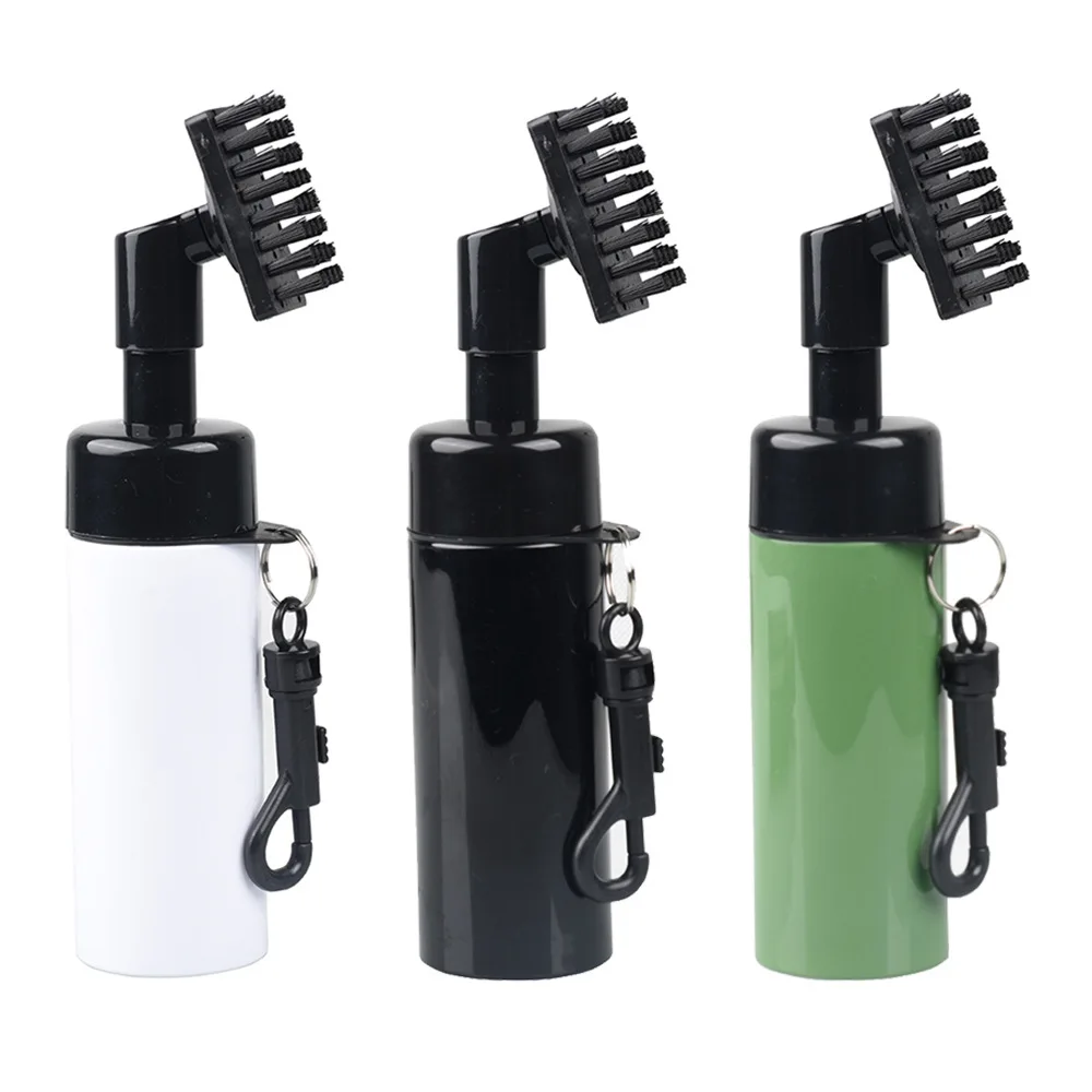 

Golf cleaning brush can spray water to clean the golf club. Golf sprinkling brush clean the golf accessories JC845