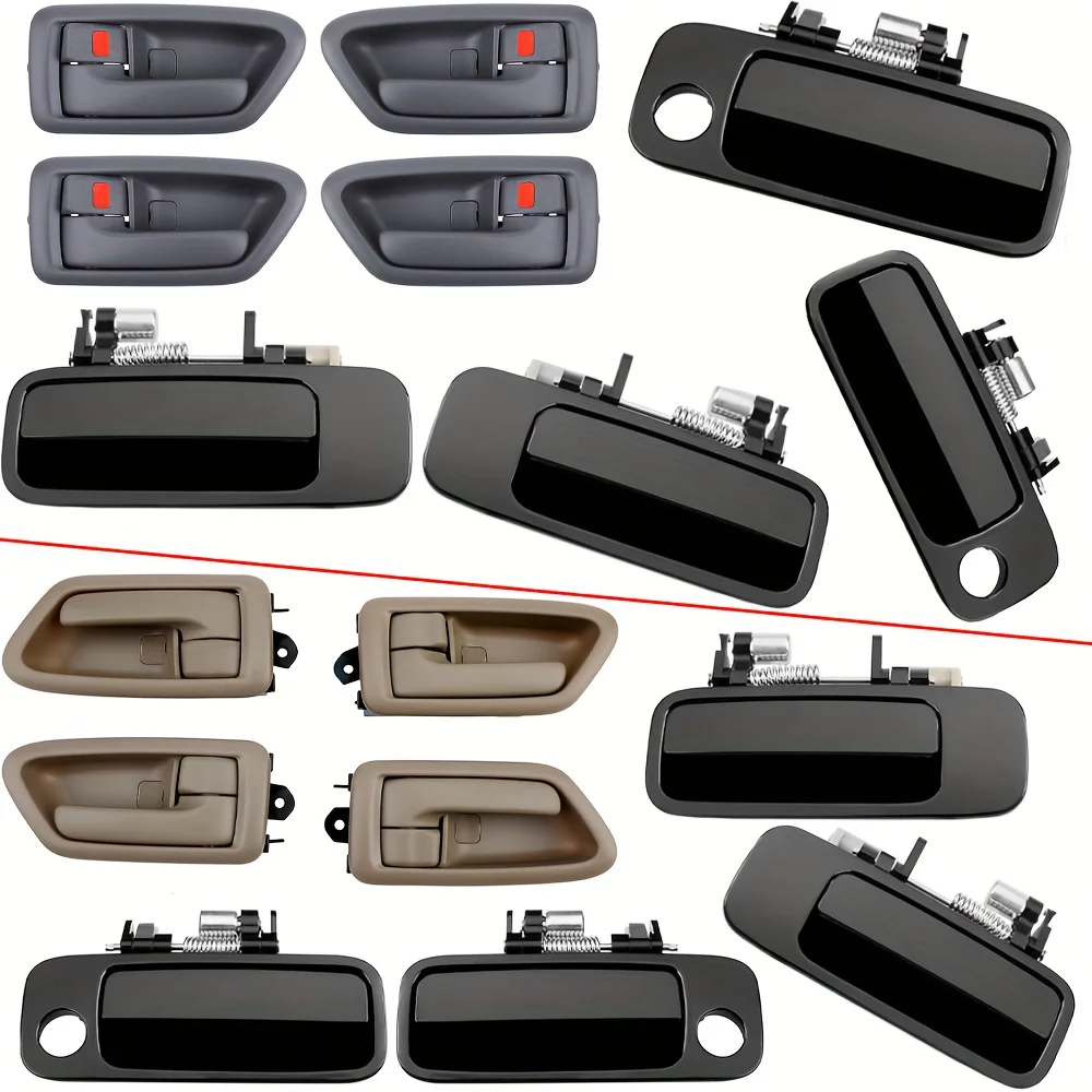 

Exterior Interior Door Handle Set For 97-01 Toyota Camry Front Rear Left Right Driver Passenger Handle 6922033040 6921033040