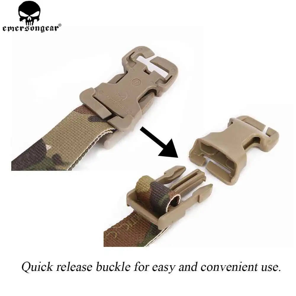 EMERSONGEAR Kit aparejo pecho MOLLE multicam para chaleco - imagen 4