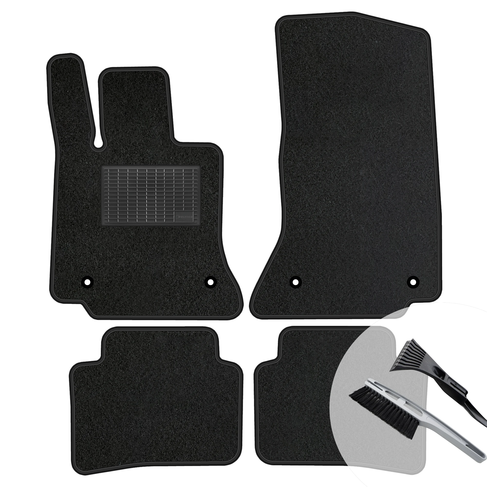 Image of Veloursteppiche passend für Mercedes C-Klasse W203 4-matic 2000-2006