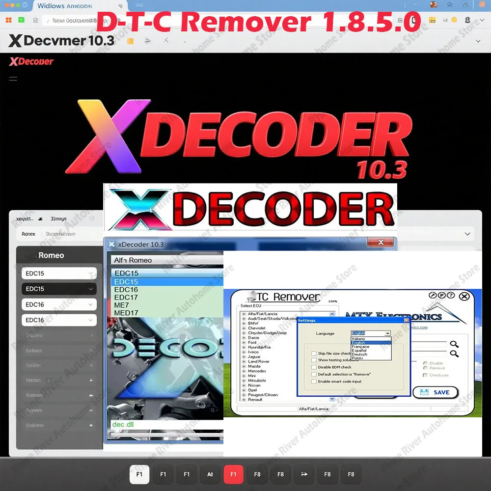 

New DTC Remover 1.8.5.0 obd2 scanner With Keygen + Xdecoder 10.3 with Crack DTC OFF Delete Software Full Verison for EDC15 16 17