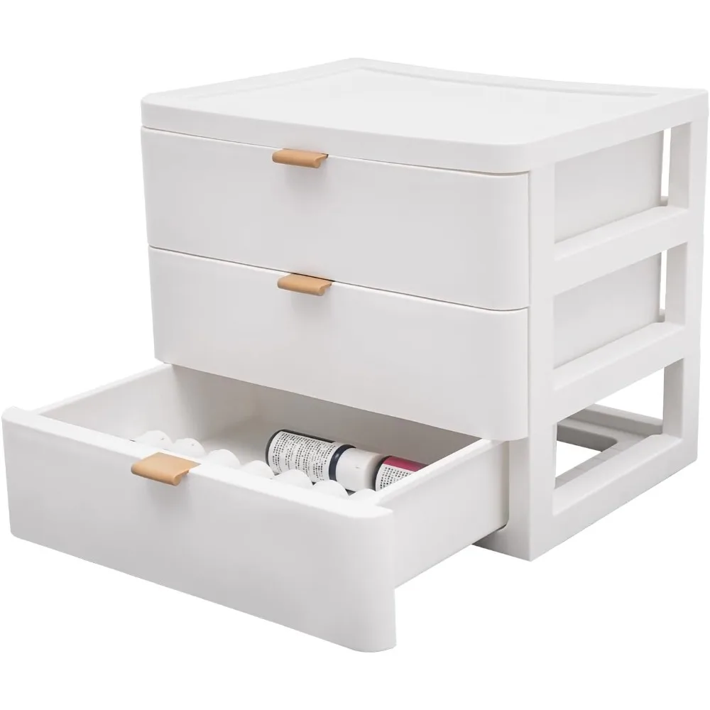 Organizador de mesa com gaveta e 4 gavetas para documentos, material de escritório, papelaria e acessórios de mesa