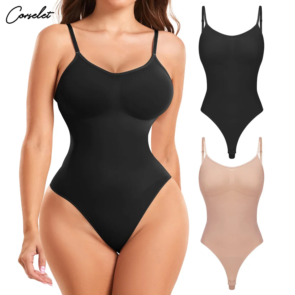 Xs 3Xl Body Suit Shapewear Seamless  Thong Shapewear Woman Tummy Control Fajas Body Shaper Tummy Slimmer Under Clothes Plus Size