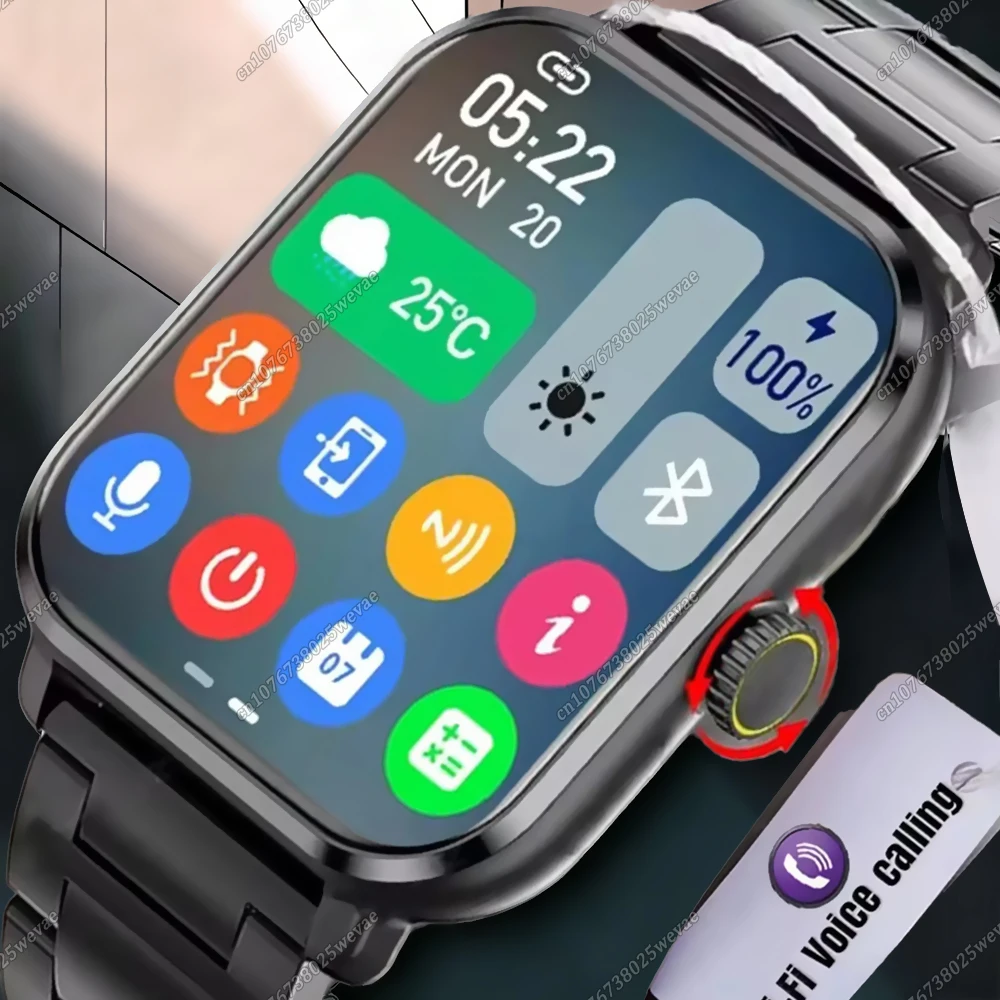 

New 1.83'' Sports Smart Watch Fitness Clock Health Monitor Waterproof Smartwatch Wireless Call Watch for Men Women IOS Android