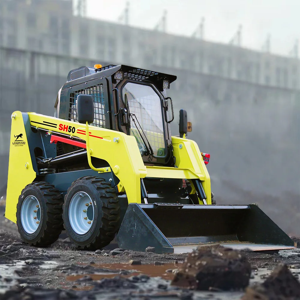 

Agent Wholesale Skid Steer Loader 4 Cylinder 60 HP Wheel Loader Attachments for Sale CE EPA Mini Loader Cat Skid Steer Loader