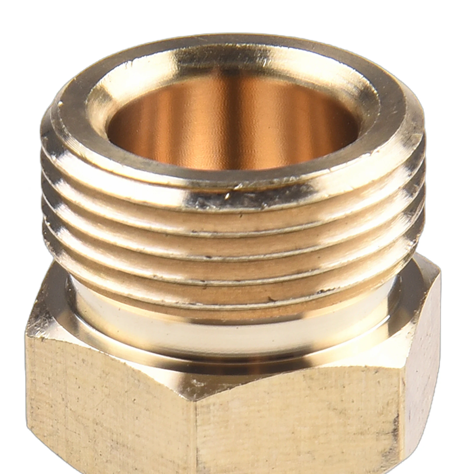 Solid Brass M22 Threaded Adapter for Connecting Quick Coupling Hoses to Pressure Washer Outlets up to 3200 PSI