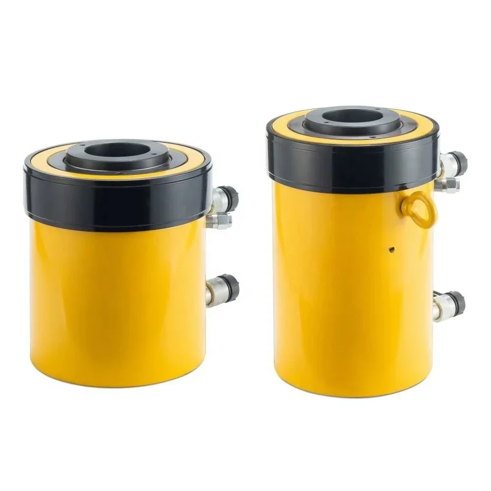 

High Tonnage 30 Ton 60 Ton 100 Ton Single Acting Hollow Ram Tools Hydraulic Cylinder Jacks
