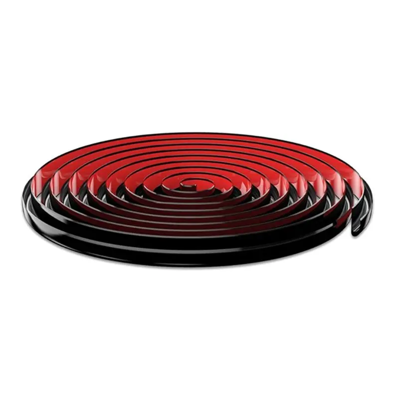 RV Caravan Roof Rainwater Gutter PVC Water Channel Easy Install Motorhome Roof Drainage System For Camping Vehicle Black-X67A