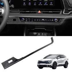 For Kia Sportage NQ5 5 2022 2023 2024 Air Conditioning AC Switch Panel Frame Cover Sticker Decoration Strip Interior Accessories