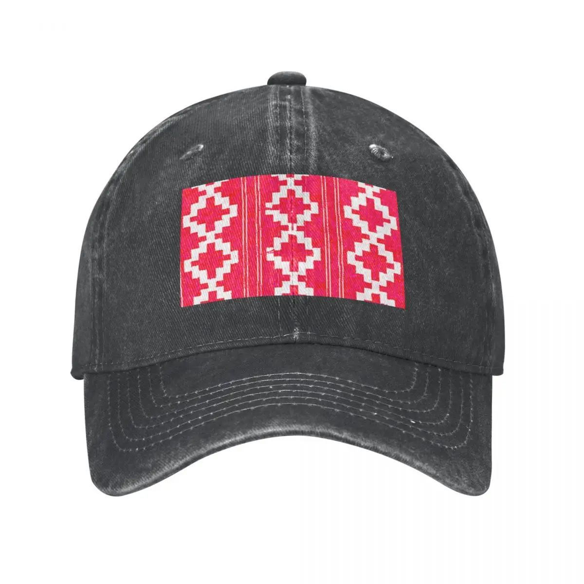 Mapuche topi koboi tekstil ponco merah topi kustom topi Hip Hop pria untuk tas pantai untuk pria wanita