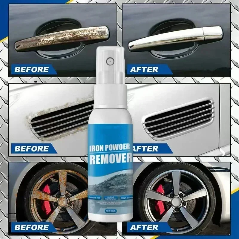 Spray de eliminación de óxido para coche, eliminador de óxido antioxidante, suministros para coche, agente de descontaminación, desoxidación, limpieza de coche