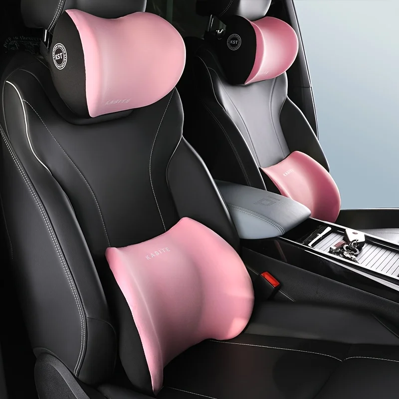 Almohada ergonómica para el cuello del coche y soporte lumbar. Alto rebote, máxima comodidad. Regalo perfecto para conductores. ¡Compre ahora!