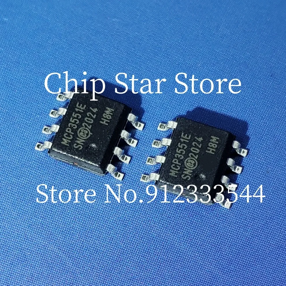 2Pcs/Lot MCP3551-E/…
