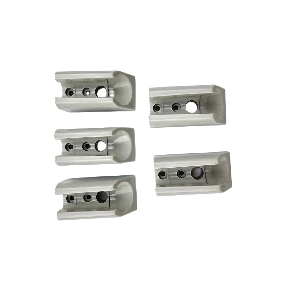 5Pcs Dental Rack Box Gray Small Unit Handpiece Accesorries Single-joint