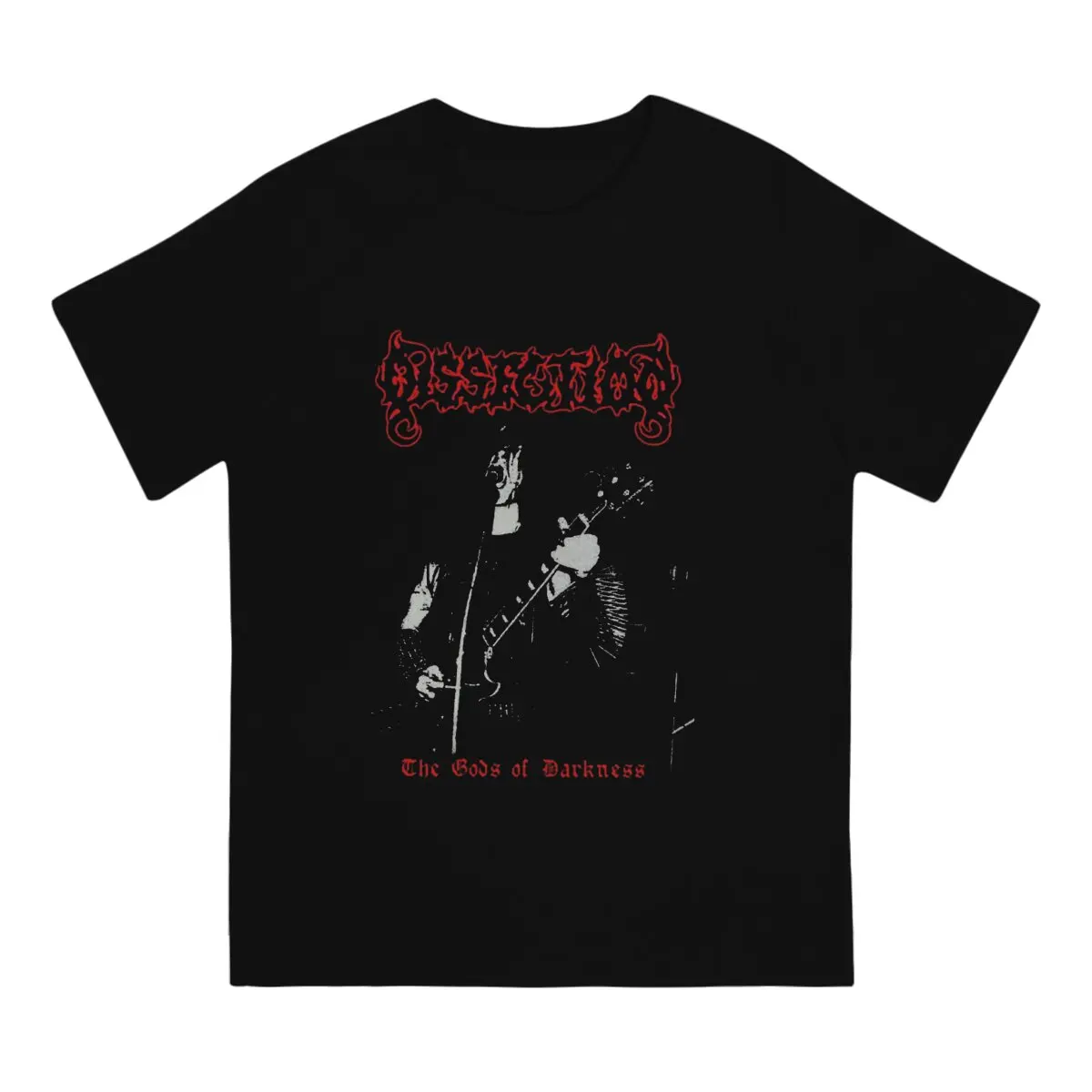 The Gods Of Darkness Tank Top Men T Shirt Death Metal Band Dissection Fashion Tees Short Sleeve O Neck T-Shirt Cotton