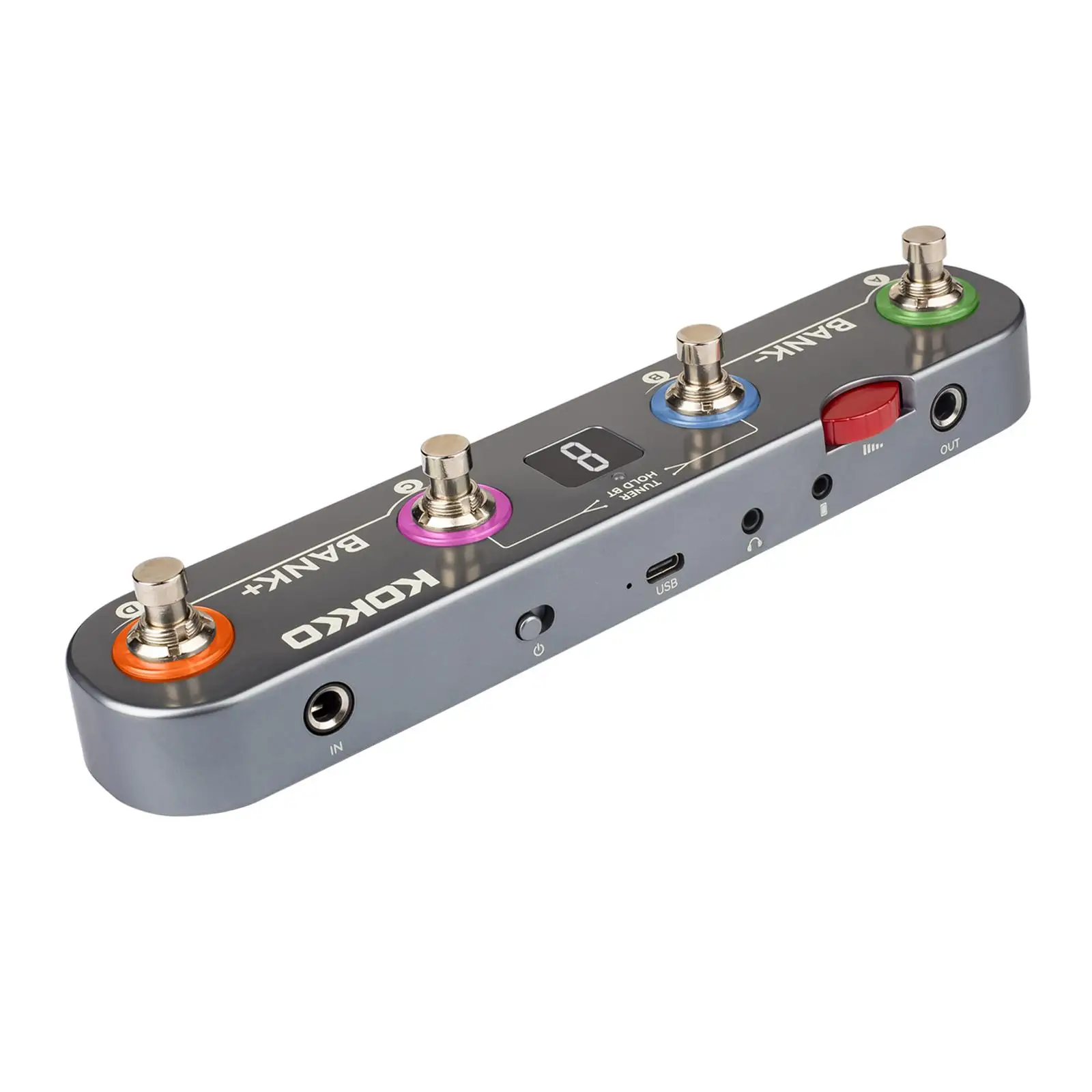 

Multi Effects Guitar Pedal Instrument Accessories Sturdy Professional Delay Reverb for Music Festival Practice Show Concert