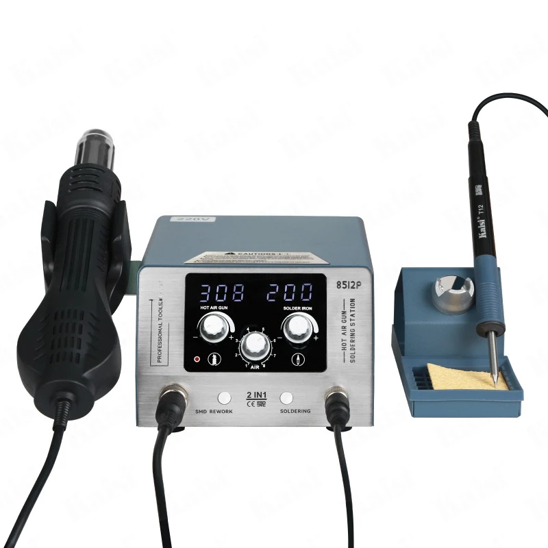 

Air gun soldering station 2-in-1 heat gun thermostatic combination set
