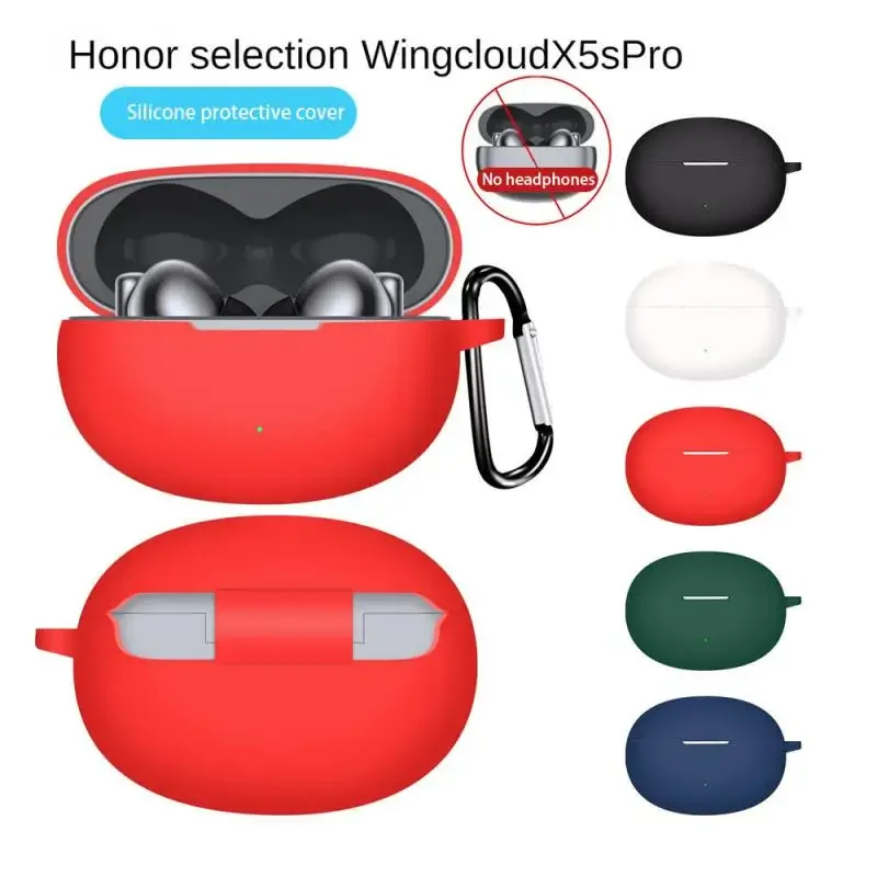 

Silicone Protective Cover For Honor Wingcloud X5s Pro Soft Case Shockproof Washable Housing Anti Dust Sleeve Headphone