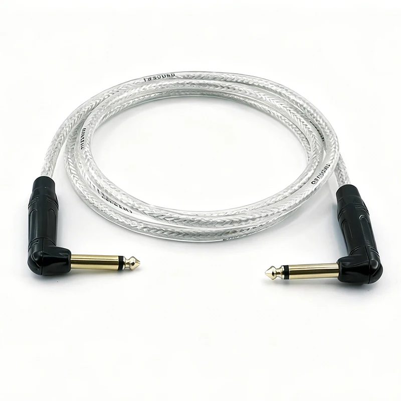

HiFi 6.35mm TS Guitar Cable Anti-Noise Durable for Electric Guitar/Bass Clean Sound for Studio Mixer/Amplifier